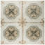 Kings Kings Flavia 17-5 / 8 po X 17 5/8 po Carreau de céramique à motif pour mur et plancher