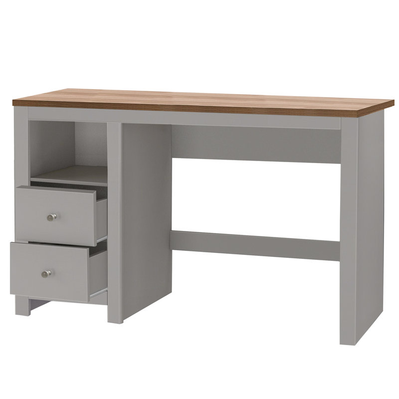 Adaam Metal Base Desk 2DR, Dark Grey