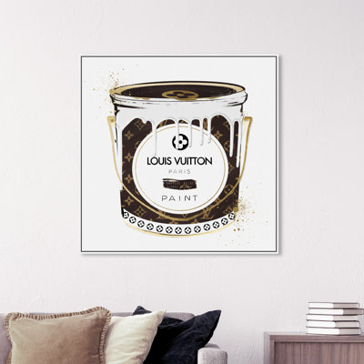 Luxurious Paint Can II - Graphic Art on Canvas