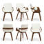 Fauteuil pivotant rembourré en similicuir Dundrod-123200610