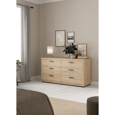 Rorry 60.47"W 6-Drawer Double Dresser
