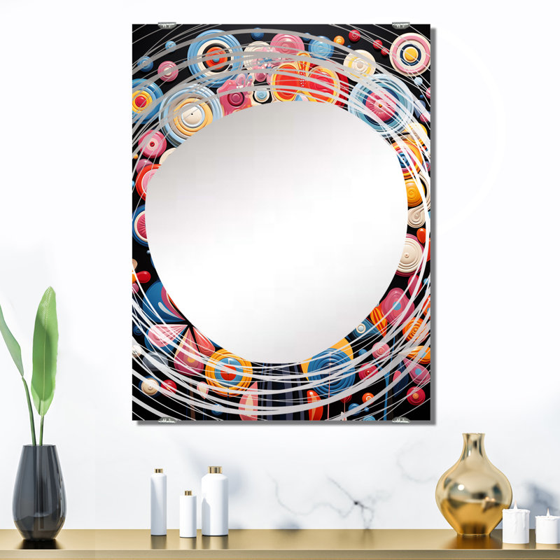 Kealamakia - Miroir mural arbre africain MIR136521, 32 po x 24 po