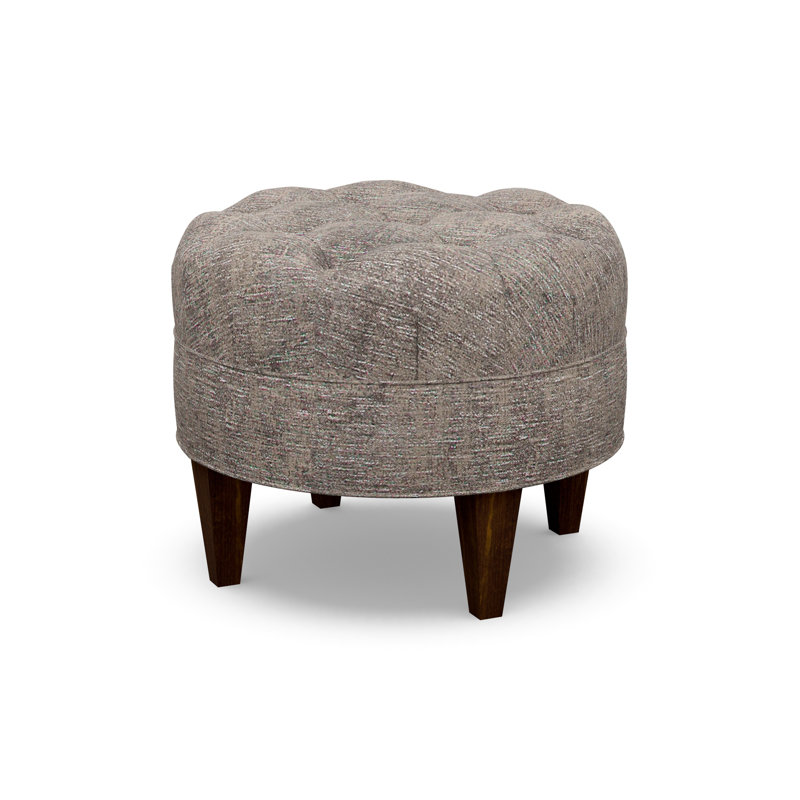 Round Ottoman, Walnut, 3906-99