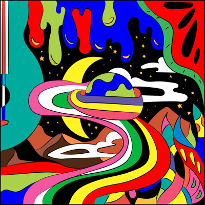 Abstract Illustration by Saroutlander - Wrapped Canvas Print