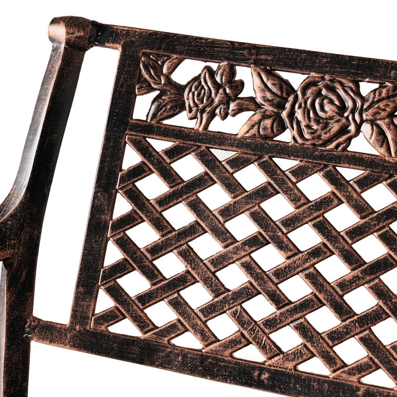 Tabouret d'extérieur Shiny Copper