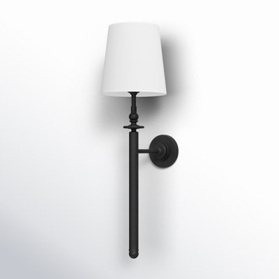 Single Light Steel Dimmable Wallchiere