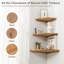 Ruzmira Wood Floating Shelf-701911783-701911782