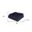Queen Navy Blue Cotton Woven Chevron Blanket