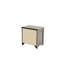 Table de chevet en chêne gris, 24 po x 17 po, H 25 po, fabrication en bois de qualité