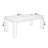 Morones Rectangular Dining Table in Solid Reclaimed Teak with Straight Black Aluminum Legs