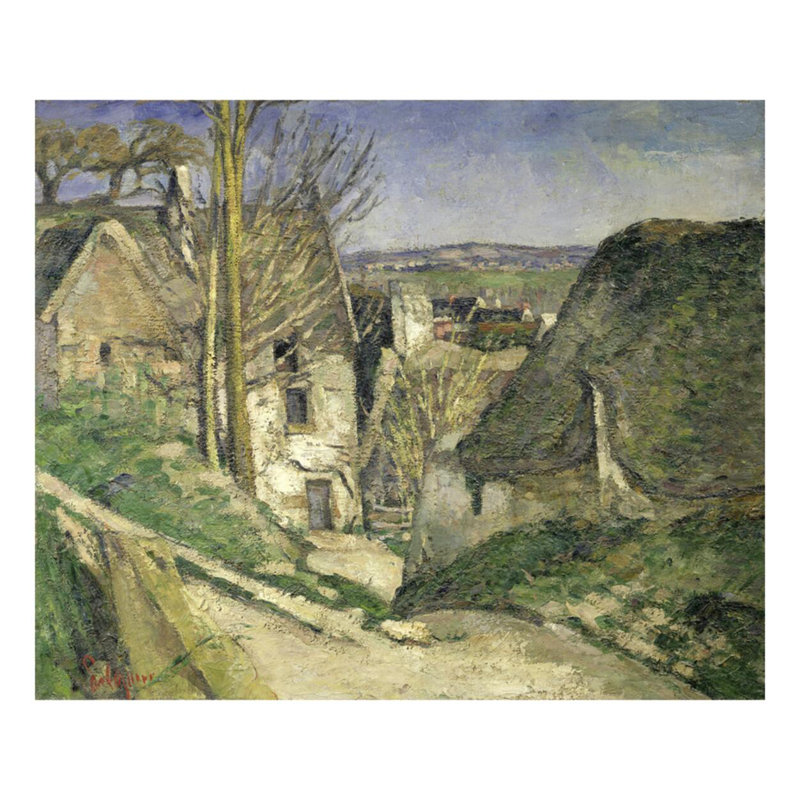 La maison du pendu Auvers-sur-Oise, impression par Paul Cézanne, H 32 po x l 40 po