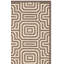 Tapis intérieur / extérieur beige / naturel à motif géométrique Arneshia-2102319907