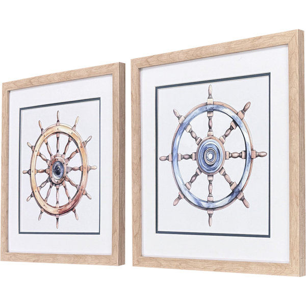 Propac Images Ships Wheel Print By Roozbeh Propac Images 