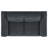 Okeshi Upholstered Sloped Track Arm Loveseat Charcoal