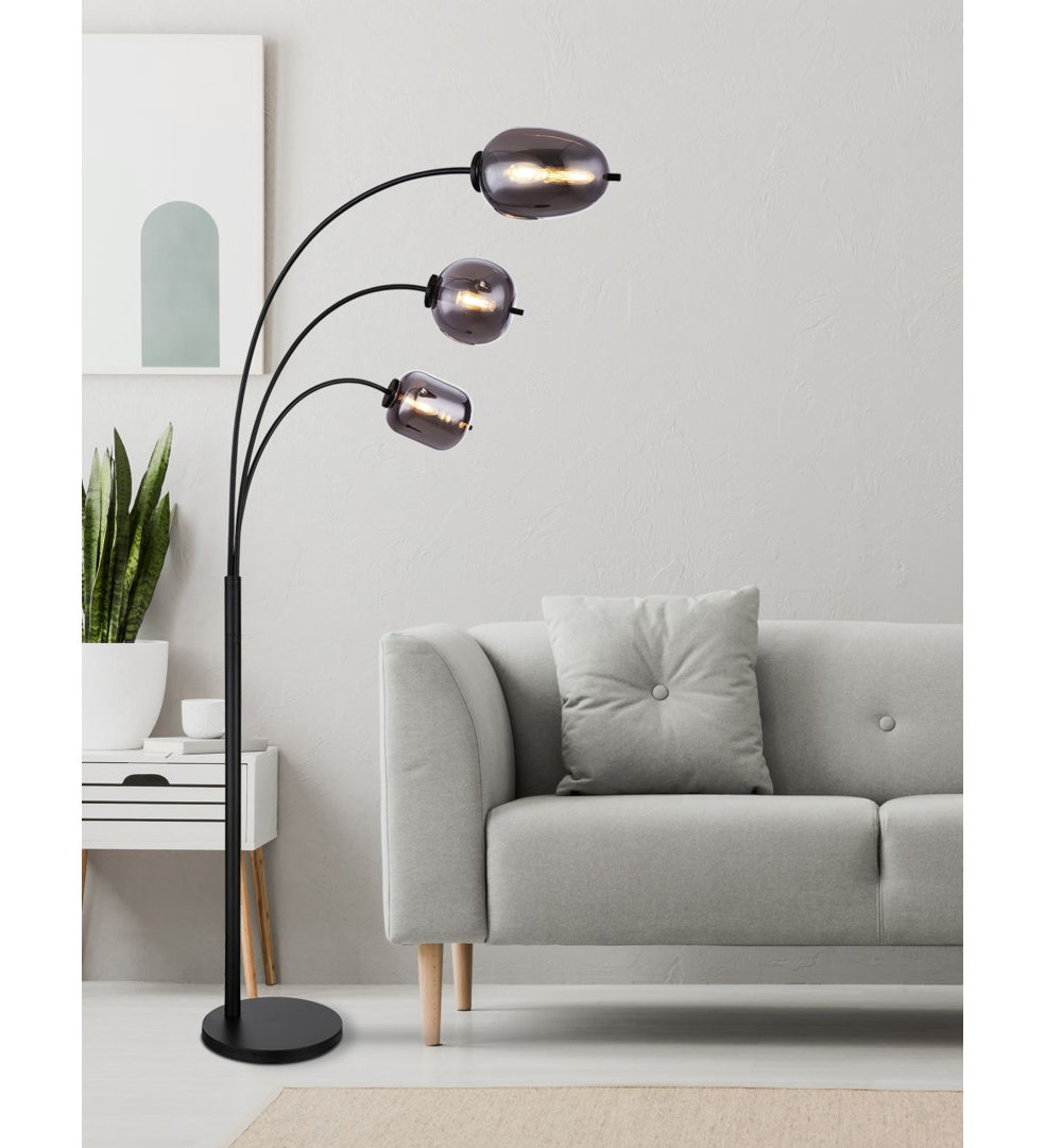 167 Cm Extraordinary Floor Lamp Blacky