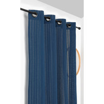 Gardinen Vorhänge (Blau; Verlieben Gestreift) & zum