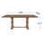 Lamm Extendable Trestle Dining Set-70601896-70601895