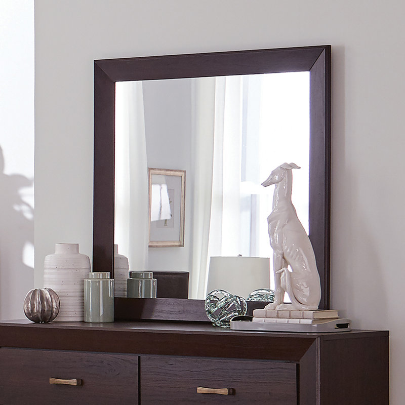 Miroir pour commode, Cacao foncé
