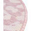 Tapis intérieur / extérieur en polypropylène tissé à la machine rose / beige-542033092