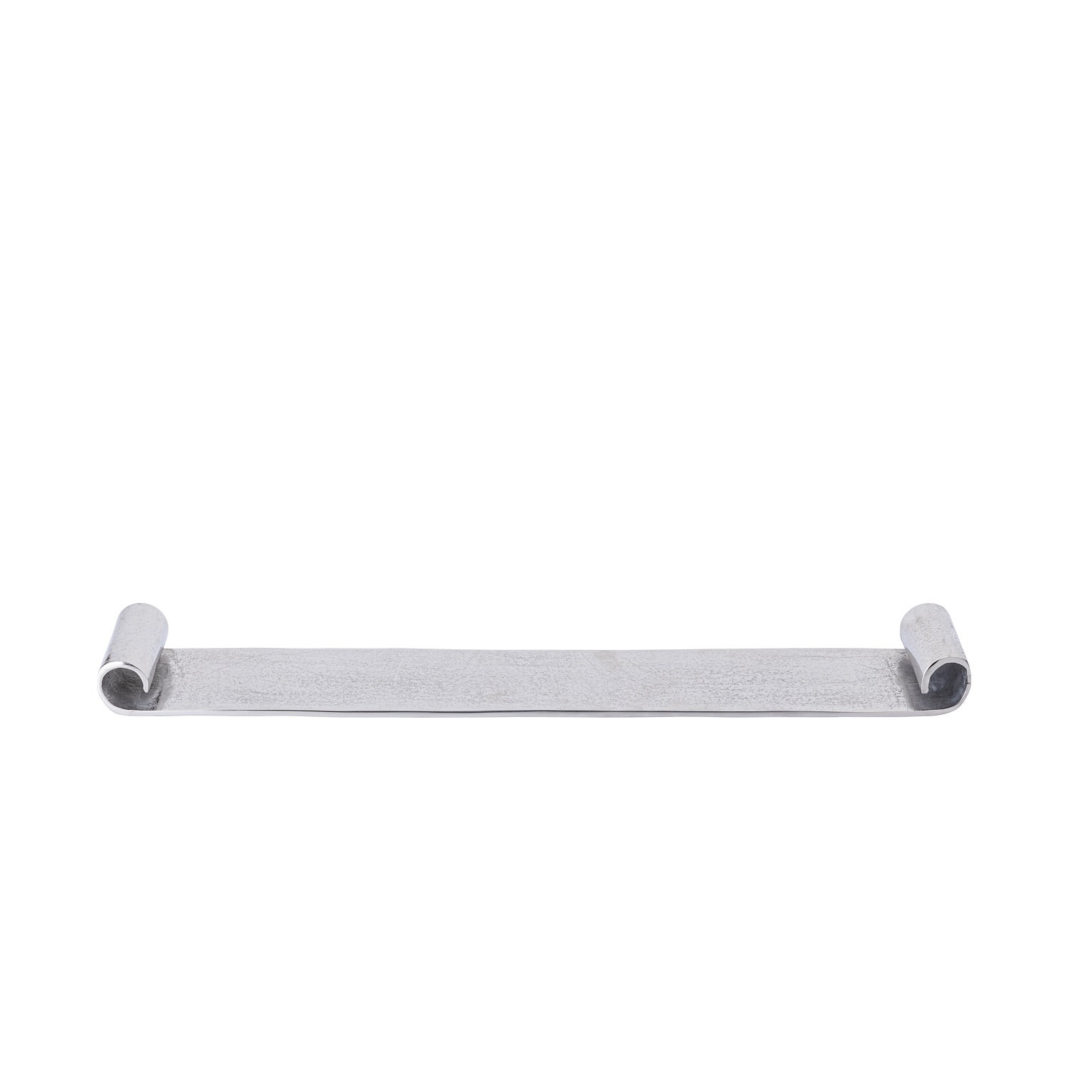 Brass Decorative Tray, 25"W x 5"D x 2"H, Silver