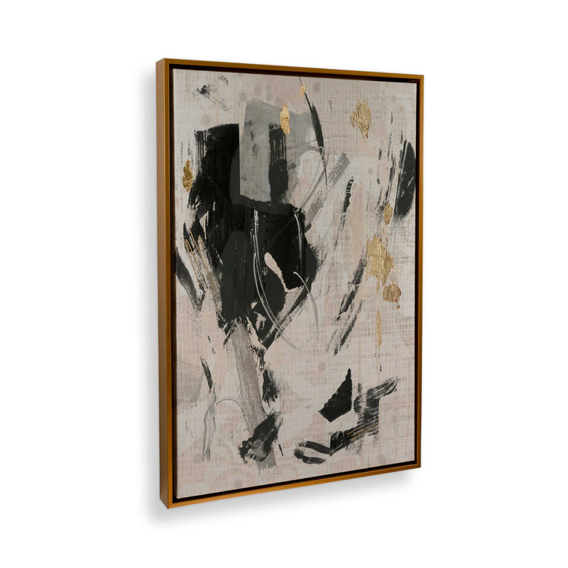 Impression sur toile, "Pattern Emotion I" par June Erica Vess, H 12 po x l 8 po, Floater Framed Print without Mat Canvas