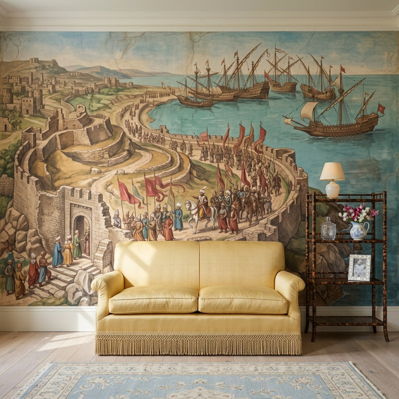 Décoration murale murs muraux muraux amovibles, 140 po x 108 po, Peler et coller