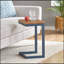 Table d'appoint en bois de sapin antique avec base en fer, polyvalente et élégante pour toute pièce ou espace extérieur-469752294