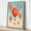 Balloons in Flight Boho - Wrapped Canvas-946245099-946245093