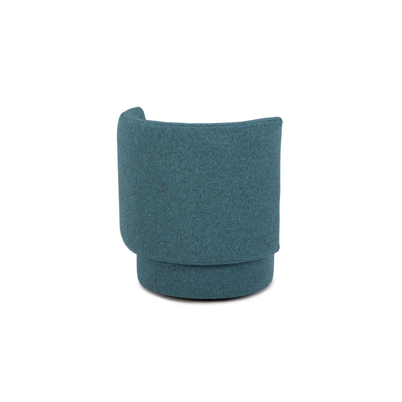 Finn Swivel Barrel Chair, Aruba Polyester Blend