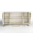 Cassandra Common Luxury 59.1 Inch White Sideboard Modern Buffet Table with Storage