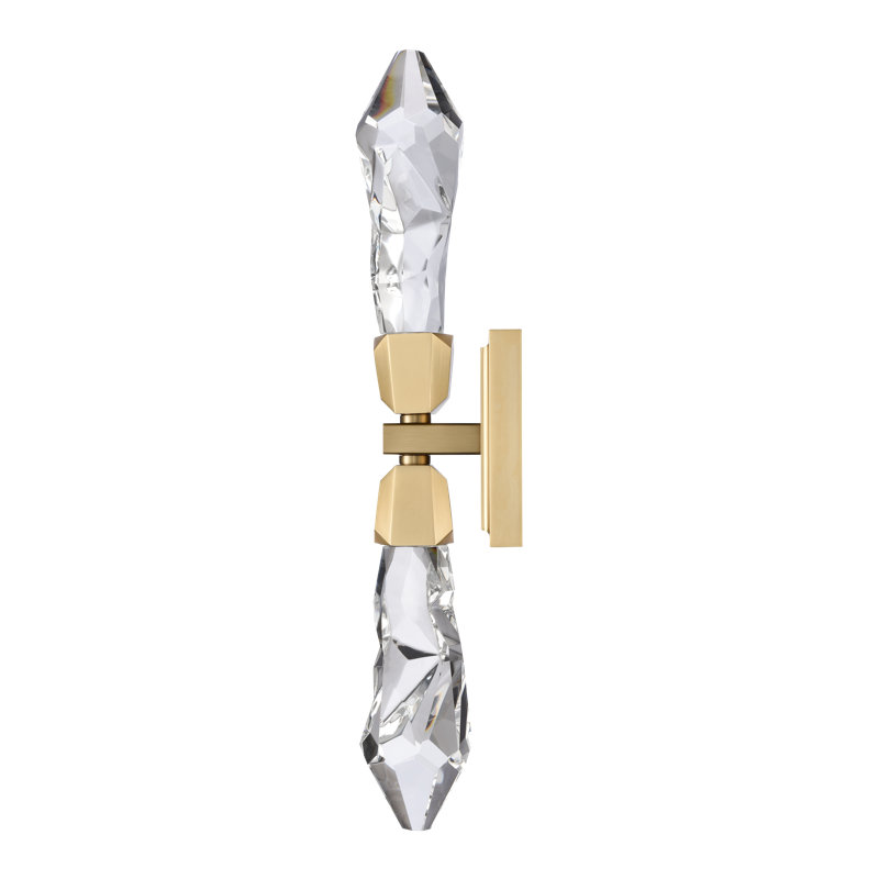 Angelus LED Wallchiere, Aged Brass