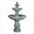 Fountains | 48"H Timeless Elegant Outdoor Fountain for Garden Patio Lawn | Concrete / Cement | Waterfall