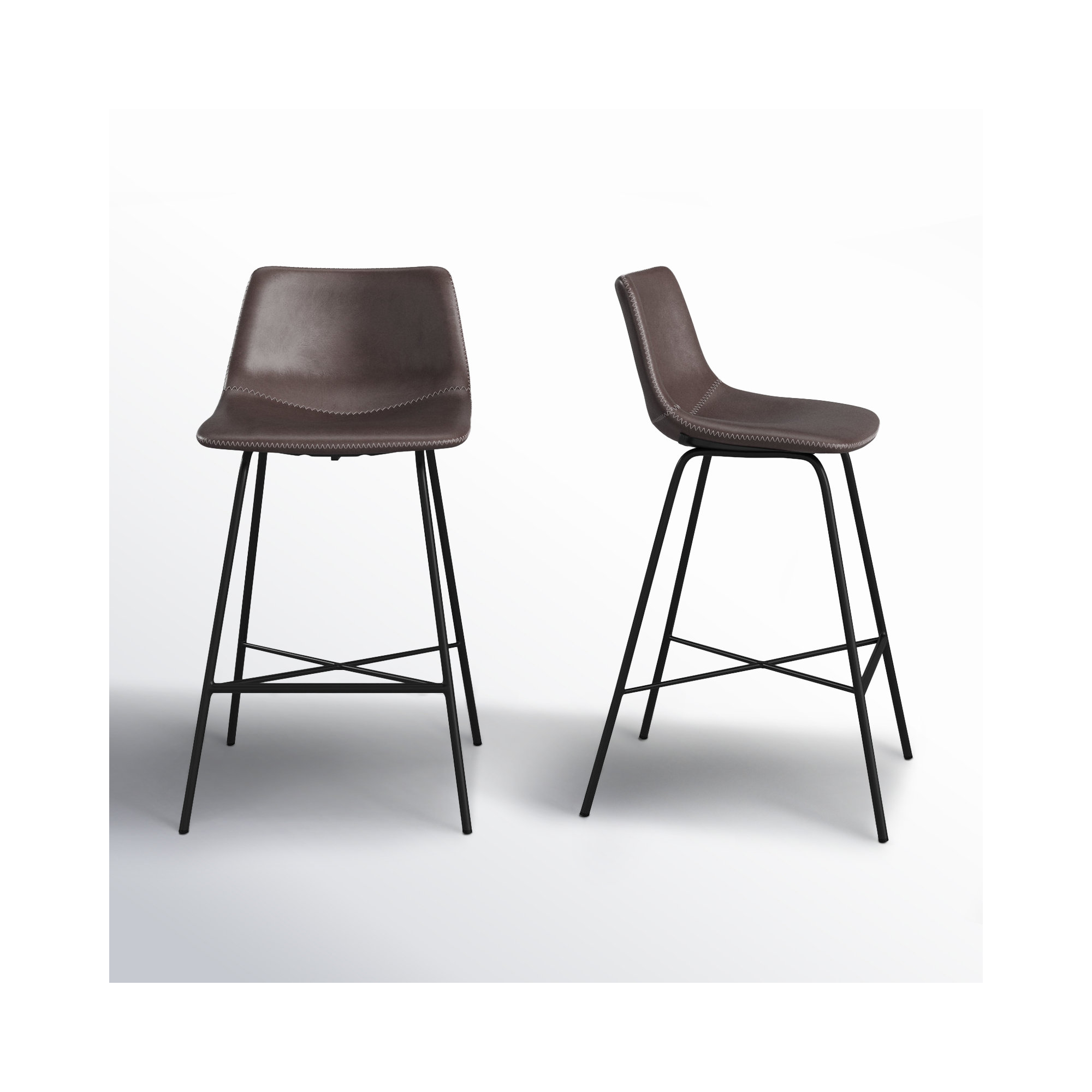 Paxton 24" Counter Height Stool, Brown