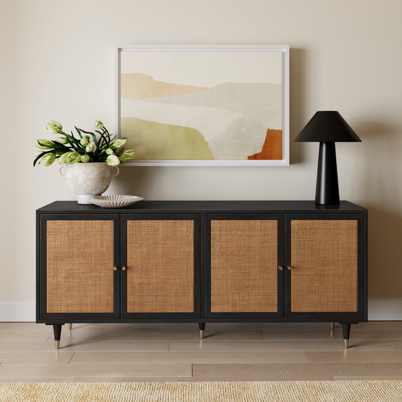 Tawny 72'' Sideboard, Black/Brown