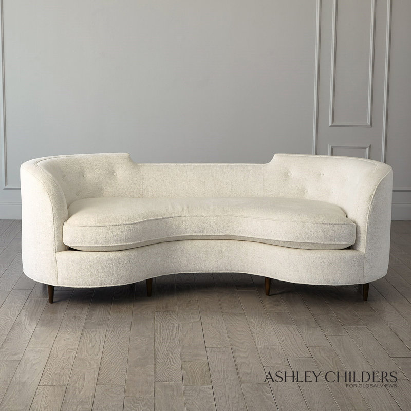 Lauren 89.5'' Curved Sofa