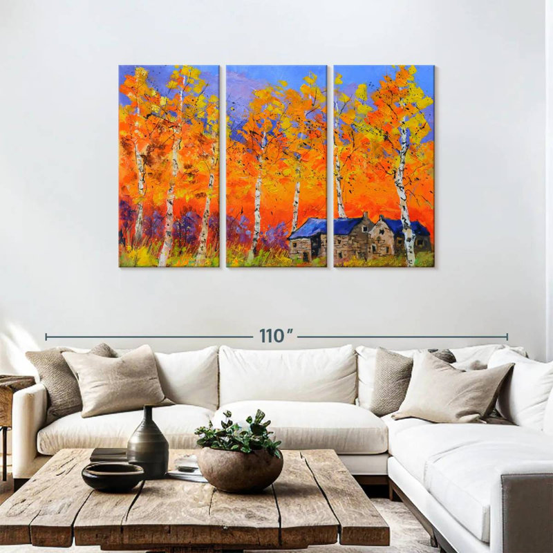 Trembles d'Alvord en automne, H 48 po x l 74 po