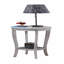 Table de bout avec rangement Nasifah