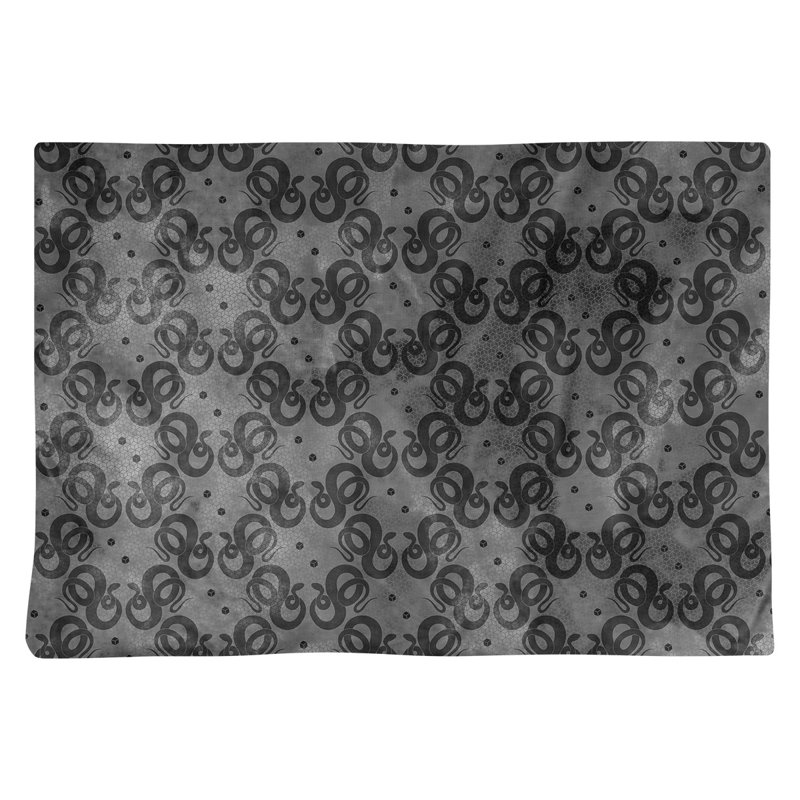 Napperon en coton 18 po serpents, Noir