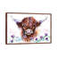 Highland Cow Among The Thistles by BebesArts - Wrapped Canvas Painting-2021534192-2070817053