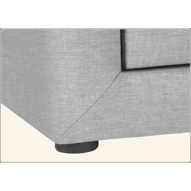 Bedroom Accent, Nightstand, End, Side, Lamp, Bedroom, Upholstered, Pu Leather Look, Silver