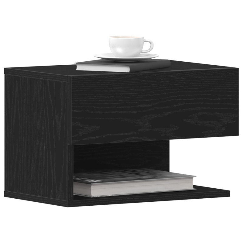 46cm W Manufactured Wood Bedside Table, Set of 2