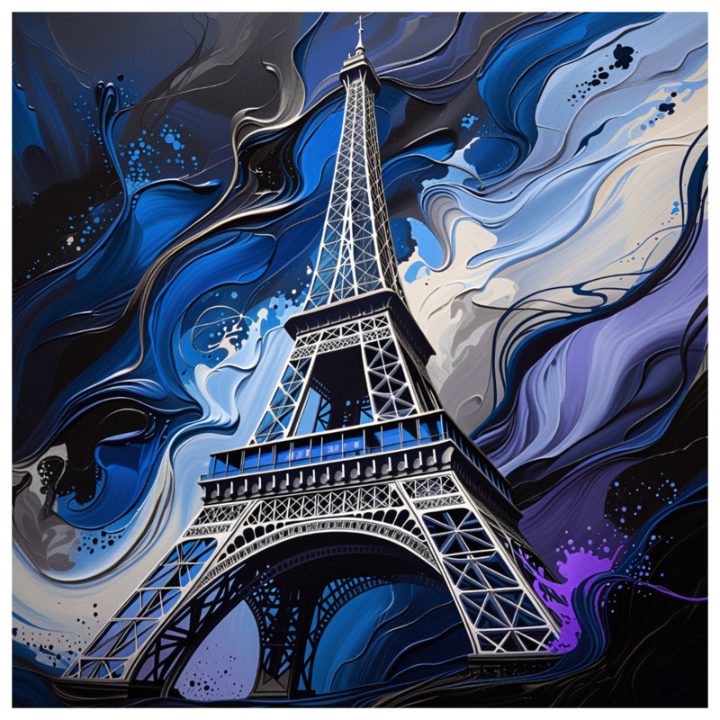 Édredon Tour Eiffel Bedding Architecture Modern, Lit simple
