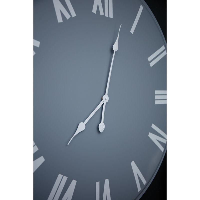 Anetia Wall Clock, Large , Grey