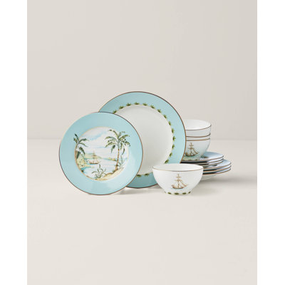 Lenox British Colonial Tradewind 12-Piece Dinnerware Set