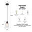 Luminaire suspendu 1 lumière-2146534677