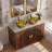 Oval Gold Vessel Sink, 5.3" H X 15.75" L X 12.8" W, Fits 3.35" Countertop Hole