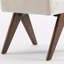 Chaise d'appoint rembourrée en lin Turfed-145268157