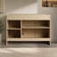 Meuble-lavabo autoportant 48 po (46-7 / 8 po) et 3 portes d'armoire à fermeture en douceur, contreplaqué, chêne Dune (KD-PACKING)