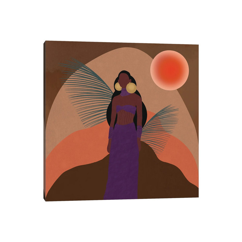 Desert Sunset by Sagmoon Paper Co. - Wrapped Canvas Print, 45.72 cm H x 45.72 cm W