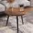 Nesting Coffee Table Set Of 2, Multi-Functional Side Tables For Living Room, Sofa, Bedside, And Office, Retro Rustic Design With Durable Iron Legs
